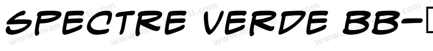 Spectre Verde BB字体转换